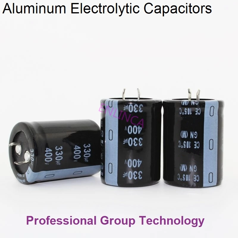 1pcs H091 Good quality 400v330uf Radial DIP Aluminum Electrolytic Capacitors 400v 330uf Tolerance 20% size 30x40MM 20%