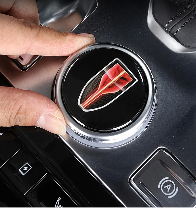 for Hongqi HS5 2019 2020 2021 Beautiful modification of central control knob patch for car interior decoration accessories