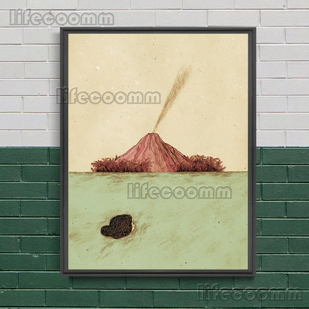 مجردة الحديثة ملصق فني الخفافيش والزهور والفتيات والنباتات الرسم على لوحات القماش الجدارية الديكور لغرفة المعيشة الفن طباعة غير المؤطرة