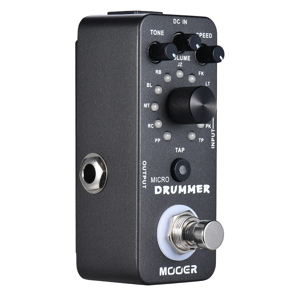 Mooer Mdm1 Micro Drummer Drum Machine for Electric Guitar Pedals Pedaleira Guitarra Pedal Drum Pedalboard for Acoustic Guitar