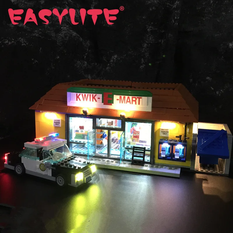 

EASYLITE LED Light Set For 71016 Kwik E Mart Action DIY Toys Blocks Bricks Only Lighting Kit Not Include Model