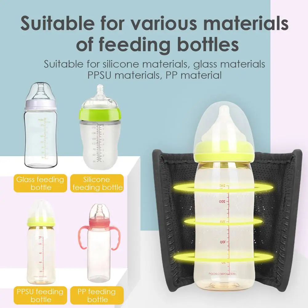 Chauffe-biSantos intelligent pour bébé avec couvercle isolant, chauffe-biSantos intelligent, sac thermique, chauffage USB portable, voiture