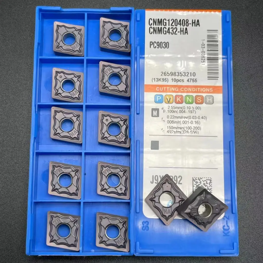 CNMG120404 CNMG120408 HA PC9030 dreieck wende hartmetall einsätze hohe qualität metall drehen werkzeuge drehmaschine werkzeuge drehen werkzeuge