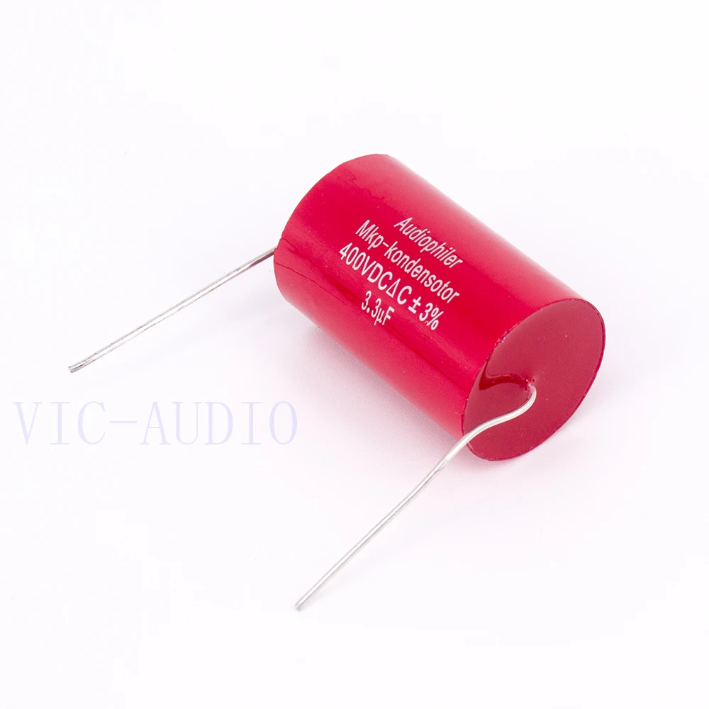 Audiophiler Mkp Capacitor 3.3uf 400V DC 3% HIFI Fever Electrodeless Capacitor Audio Capacitor Coupling Frequency Dividing 3.3uf