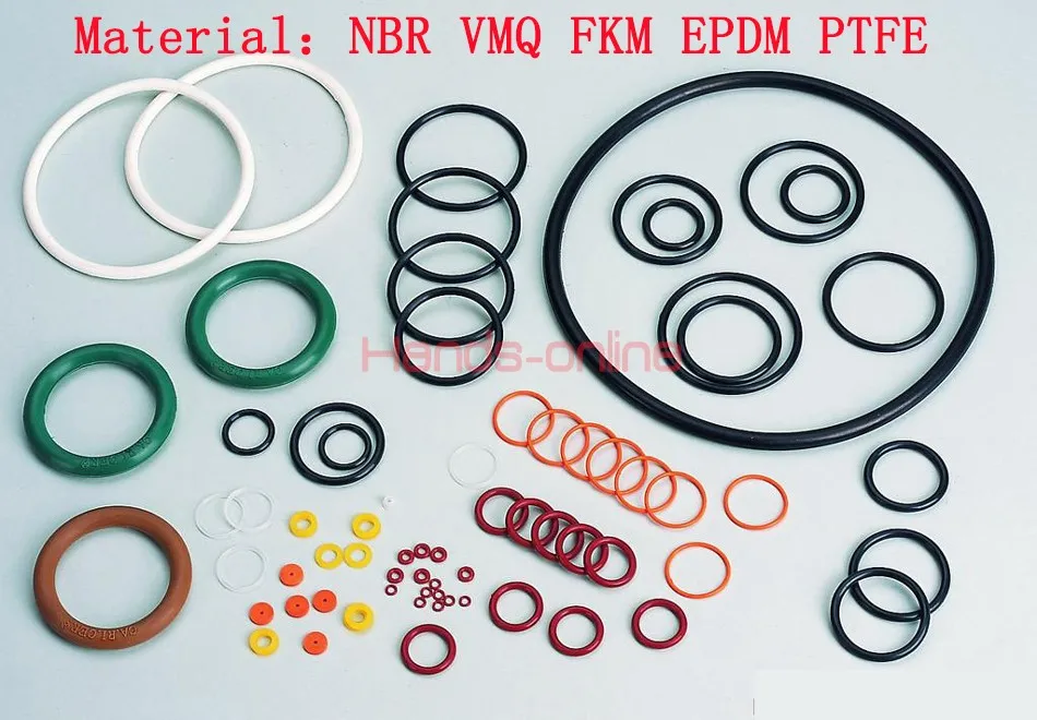 Junta De Vedação De Anel De Borracha, Juntas De Lavadora De Óleo, Vedação De Máquina, Seleção NBR, 2-195mm, Espessura, CS, 2,5mm