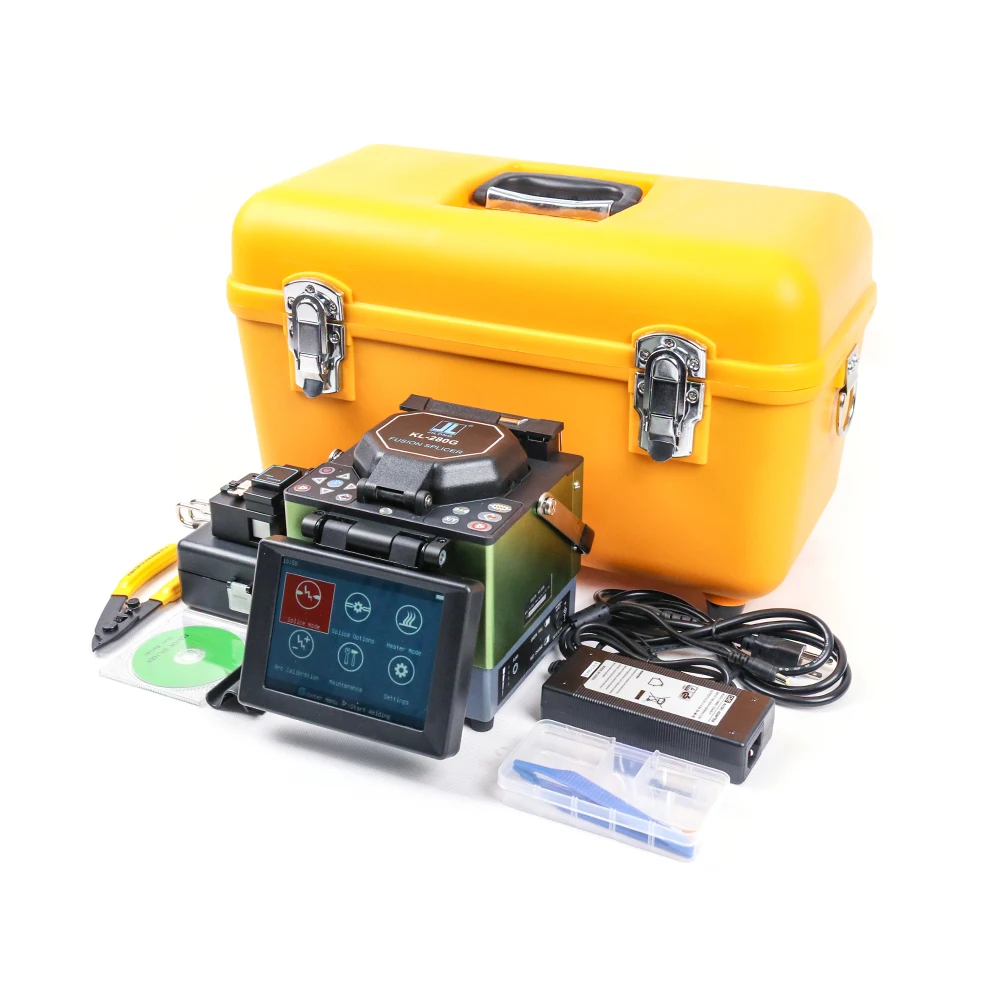 JILONG KL-280G Original Optical Fiber Fusion Splicer Kit w/ Fiber Cleaver