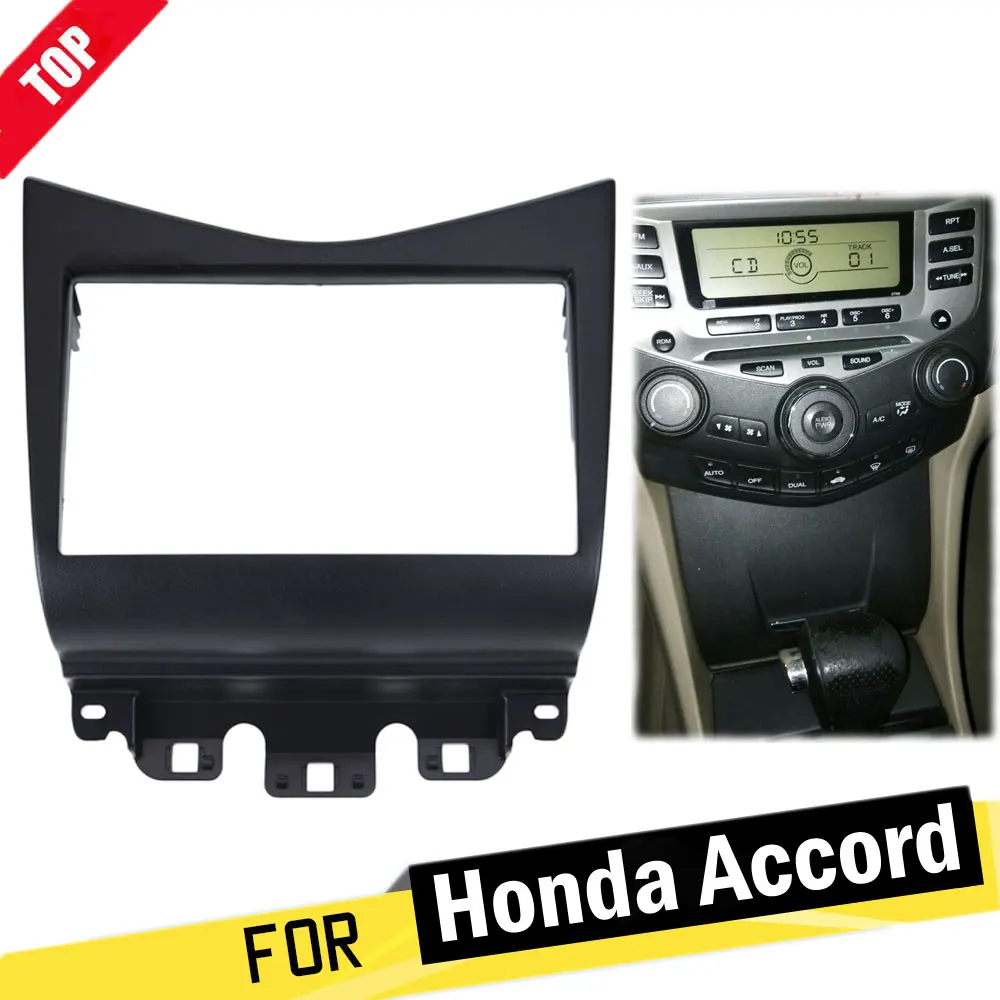 

Двойная Din Fascia Для Honda Accord 2002-2007, радио, DVD, стерео, CD панель, монтаж приборной панели, комплект отделки, рамка для лица, Fasica 2d