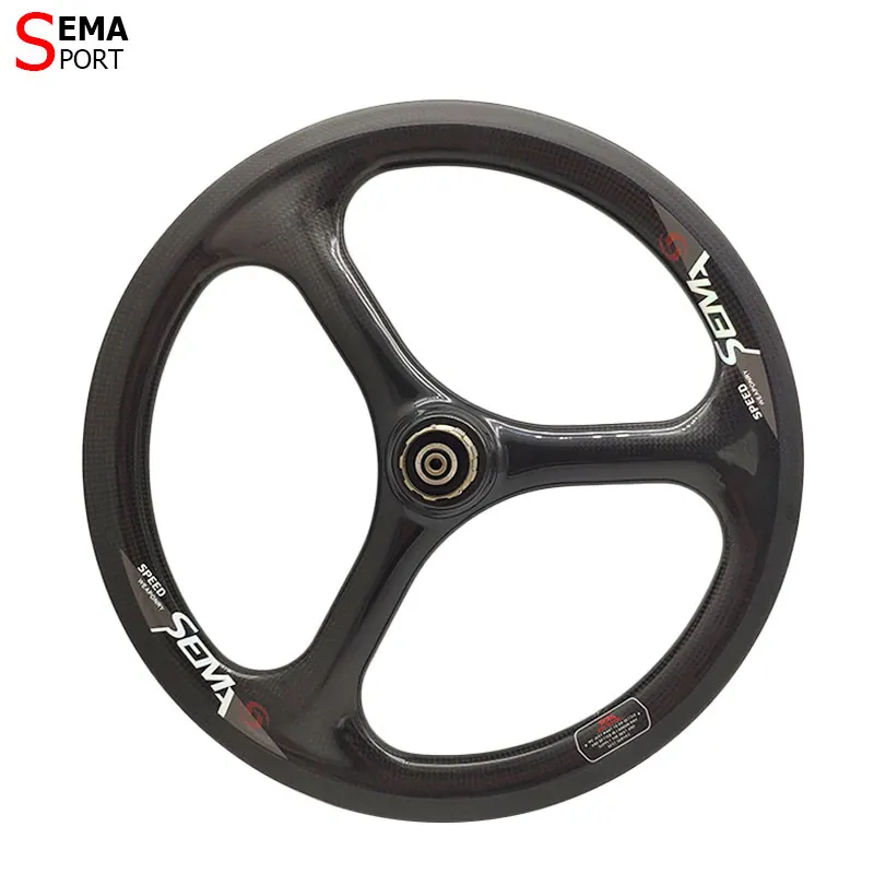 349NV11-TS Carbon Novatec 11Speed 349 100/130/135mm 3 Spoke V Disc Brake  16inchTrispoke Wheel