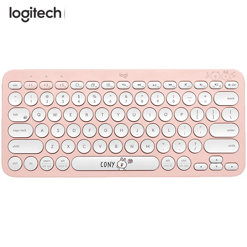 Logitech K380 keyboard multi-device bezprzewodowy zestaw mysz i klawiatura Bluetooth multi-color dla systemu Windows MacOS Android IOS Chrome OS