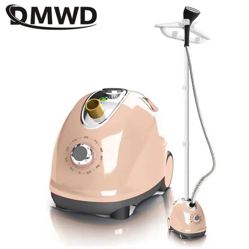 DMWD Garment Steamers Continuous Steam generator Iron for Clothes Hanging Vertical Electric Ironing Machine Handheld brush 2000W