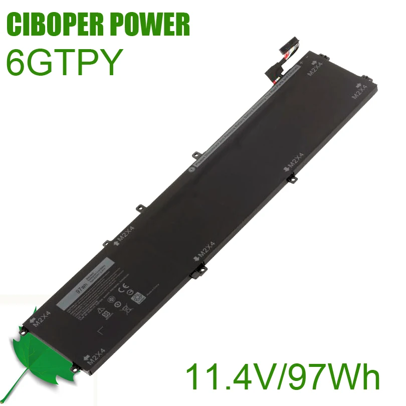 

CP Laptop Battery 6GTPY 11.4V/97Wh 5XJ28 For XPS 15 9570 9560 7590 For DELL Precision 5520 5530 Series Notebook 5XJ28