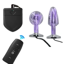 Electro Stimulation Anal Sex Toys Electric Shock Bdsm E-Stim Anal/Butt​ Plug/Sex Kit/Buttplug Prostate Massager