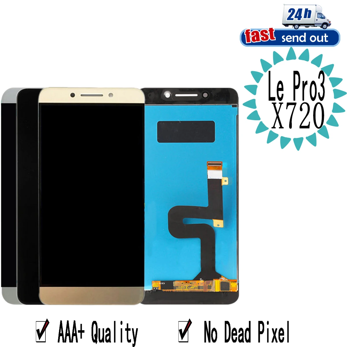 

5.5" X720 LCD For LeTV LeEco Le Pro 3 Pro3 X720 X725 X727 LCD Display Touch Screen Tested Digitizer Assembly