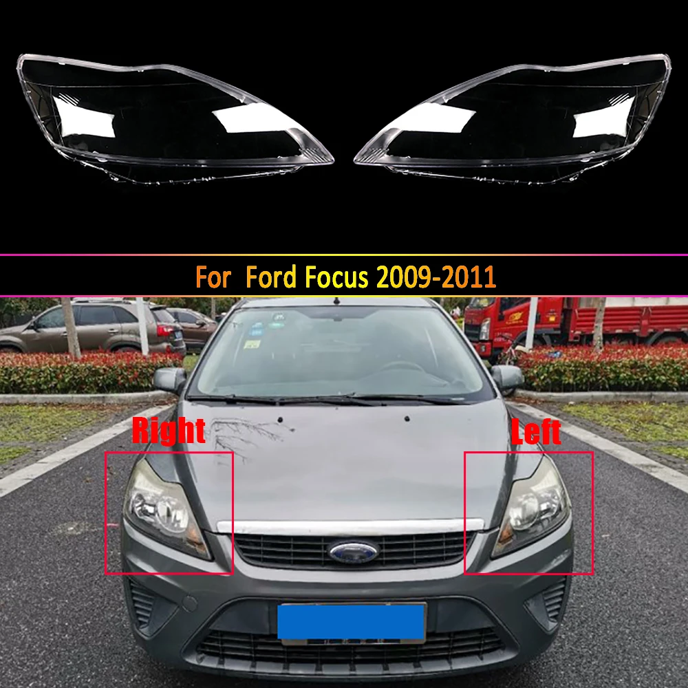 Headlight Cover For Ford Focus 2009 2010 2011 Headlamp Lens Car Clear Auto Transparent Head Light Shell