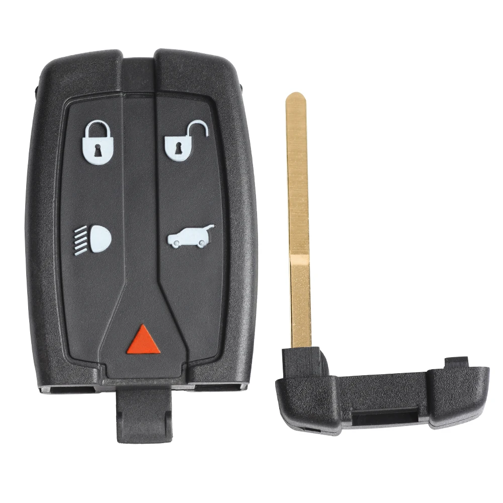 DIYKEY-funda de mando a distancia inteligente, 315/ 433MHz, FCC: NT8-TX9, 4 + 1, 5 botones, 2006-2012 para Range Rover Freelander, para 2 LR 2008-2012