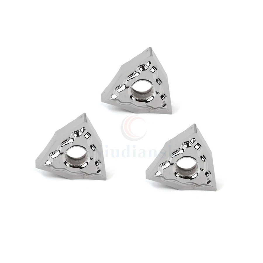 Inserts de tour CNC adaptés au traitement de l'aluminium et du cuivre, 100% originaux, WNMG080404-HA K10 WNMG080408-HA K10