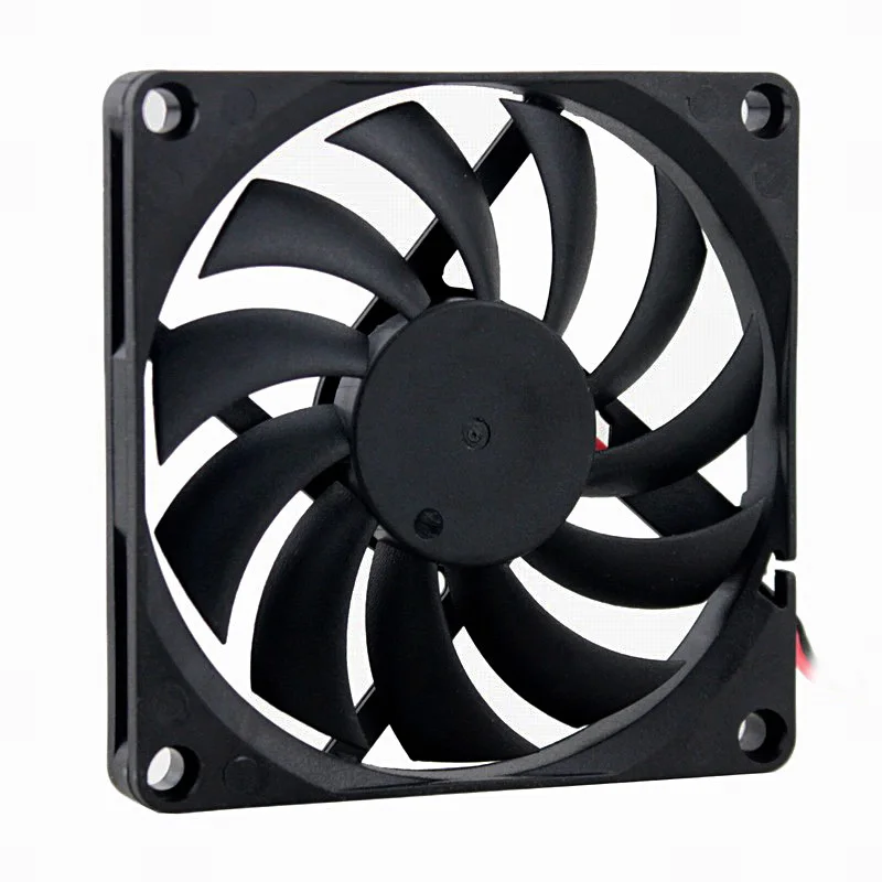 Imagem -02 - Gdstime 24v 80 mm 80 mm x mm x 10 80 mm Centímetros 8010 Caixa do Computador Ventilador de Refrigeração sem Escova da cc Axial Dissipador Cpu Cooler Fan 20 Peças Lote