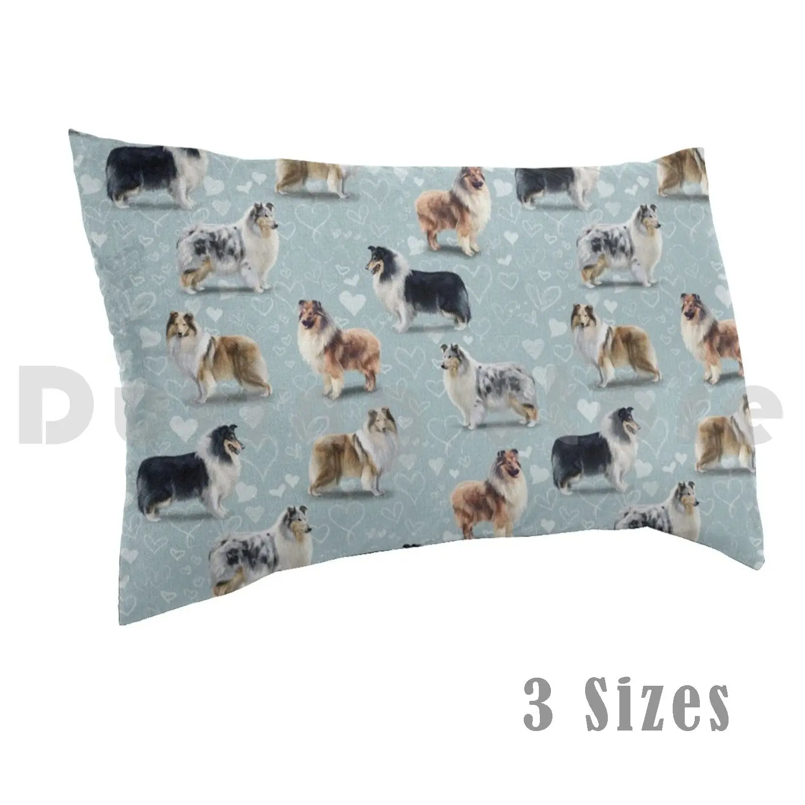 The Rough Collie Pillow Case Printed 35x50 Rough Collie Collies Scotch Scottish Lassie Dog Dogs Puppy Puppies