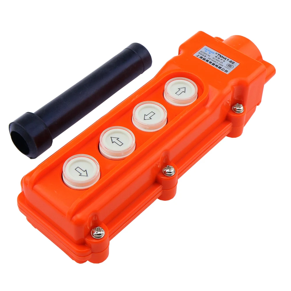 COB-62 4 Ways Rainproof Hoist Push Button Switch for Hoist Crane Control 250V 5A