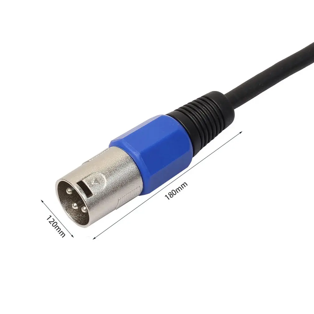 ชาย XLR ถึง6.35มม.แจ็คสเตอริโอสายเคเบิล0.3M,0.5M,1M,2M,3M สาย XLR Audio Active Powered ลำโพงตะกั่ว TRS Balanced 99% ทองแดงบริสุทธิ์