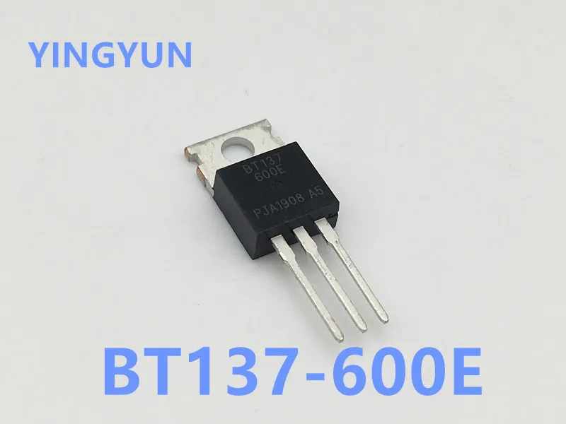 10 ชิ้น/ล็อตBT137-600E BT137 BT137-600 8A/600V TO-220 Thyristorแบบสองทิศทางใหม่