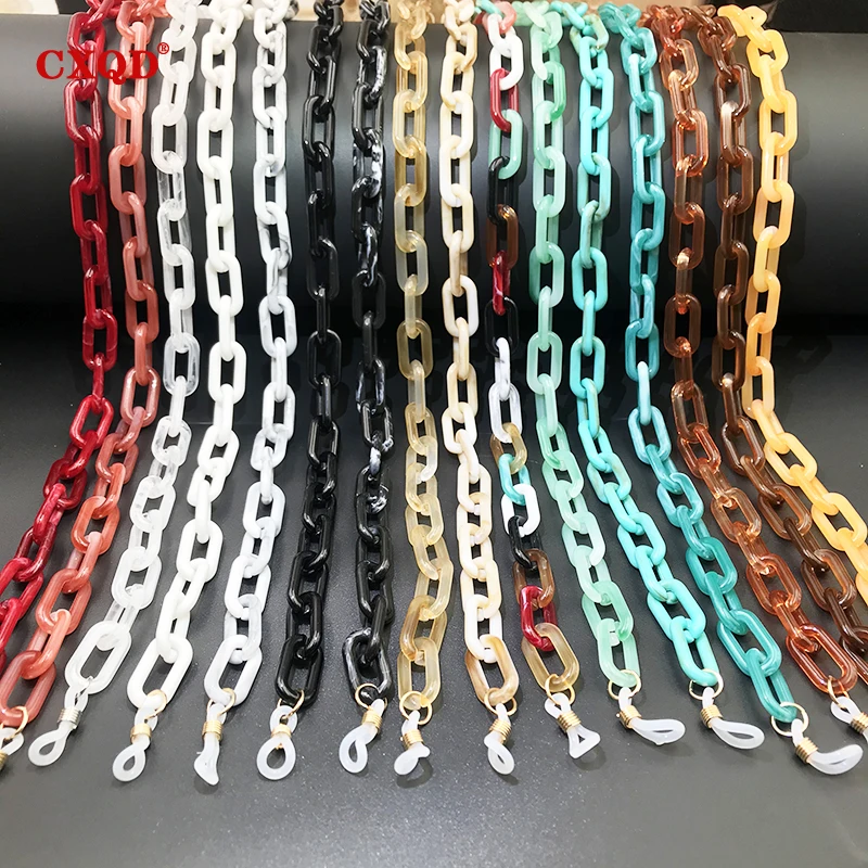 

Hot Leopard Fashion Acrylic Sunglasses Chain Women Reading Glasses Hanging Neck Chain Largand Glasses Chain Eyeglasses Strap