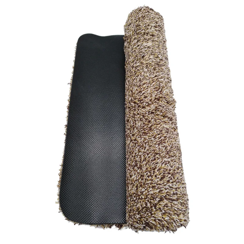 Indoor Super Absorbs Doormat PVC Backing Non Slip Door Mat for Small Front Door Inside Floor Dirt Trapper Cotton Entrance Rug