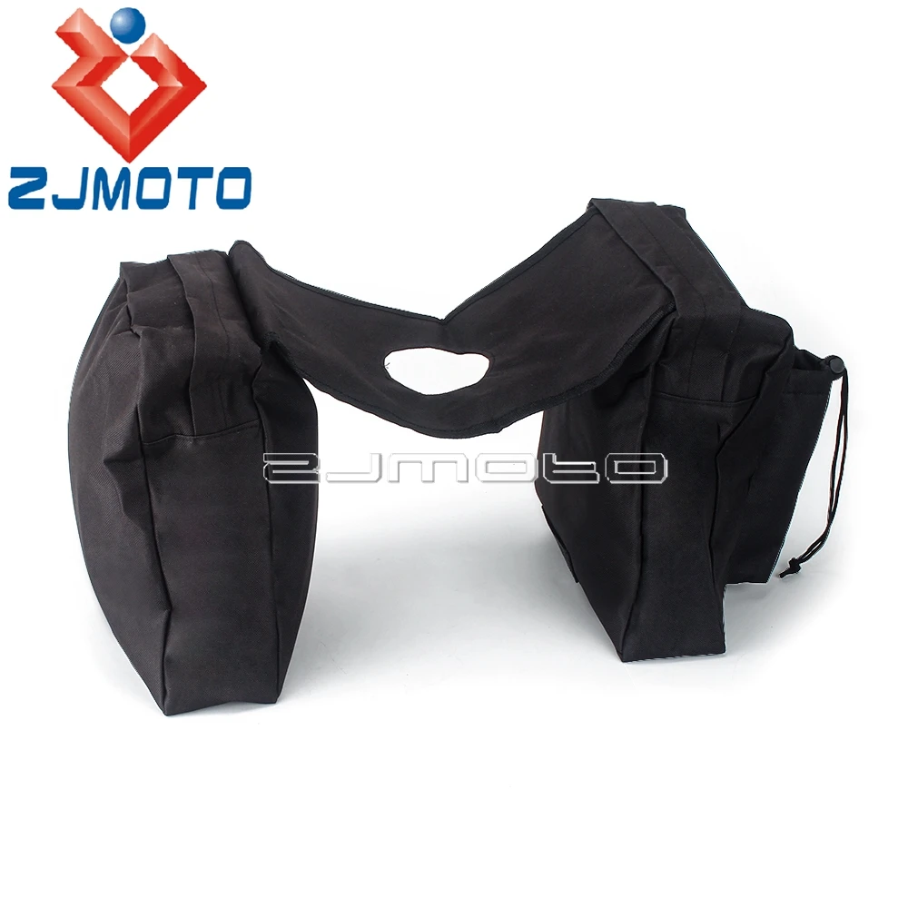 Bolsa de almacenamiento para SILLÍN de motocicleta, bolsa de almacenamiento de tanque 600D, Oxford, ATV, para Kawasaki, Honda, Yamaha, BMW, Suzuki, Dirt Bike