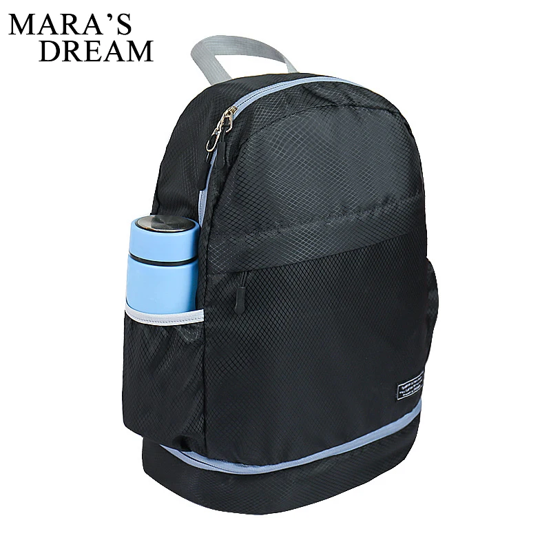 Mara\'s Dream Leisure Outdoor Backpack Waterproof Bag Wet And Dry Separation Travel Clothes Shoes Organizer Bag Unisex Travel Bag