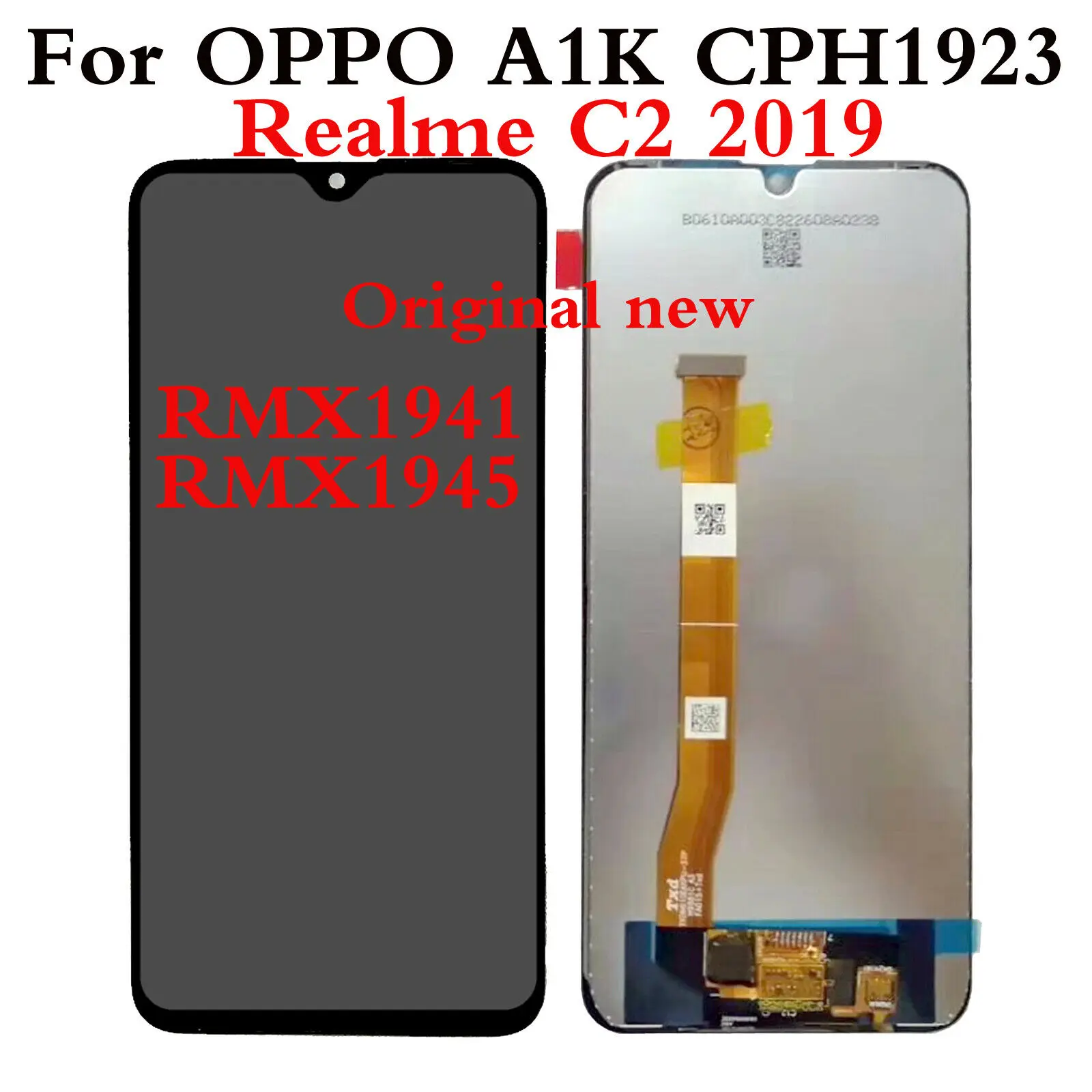 

OEM For OPPO A1K Realme C2 2019 CPH1923 RMX1941 RMX1945 LCD Display Touch Screen
