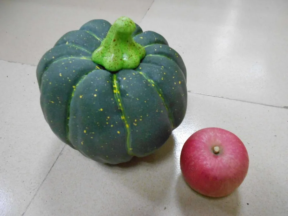 Comida abóbora frutas e legumes brinquedo modelo simulação cedo educacional criança fingir jogar casa cozinha halloween mas unisex espuma