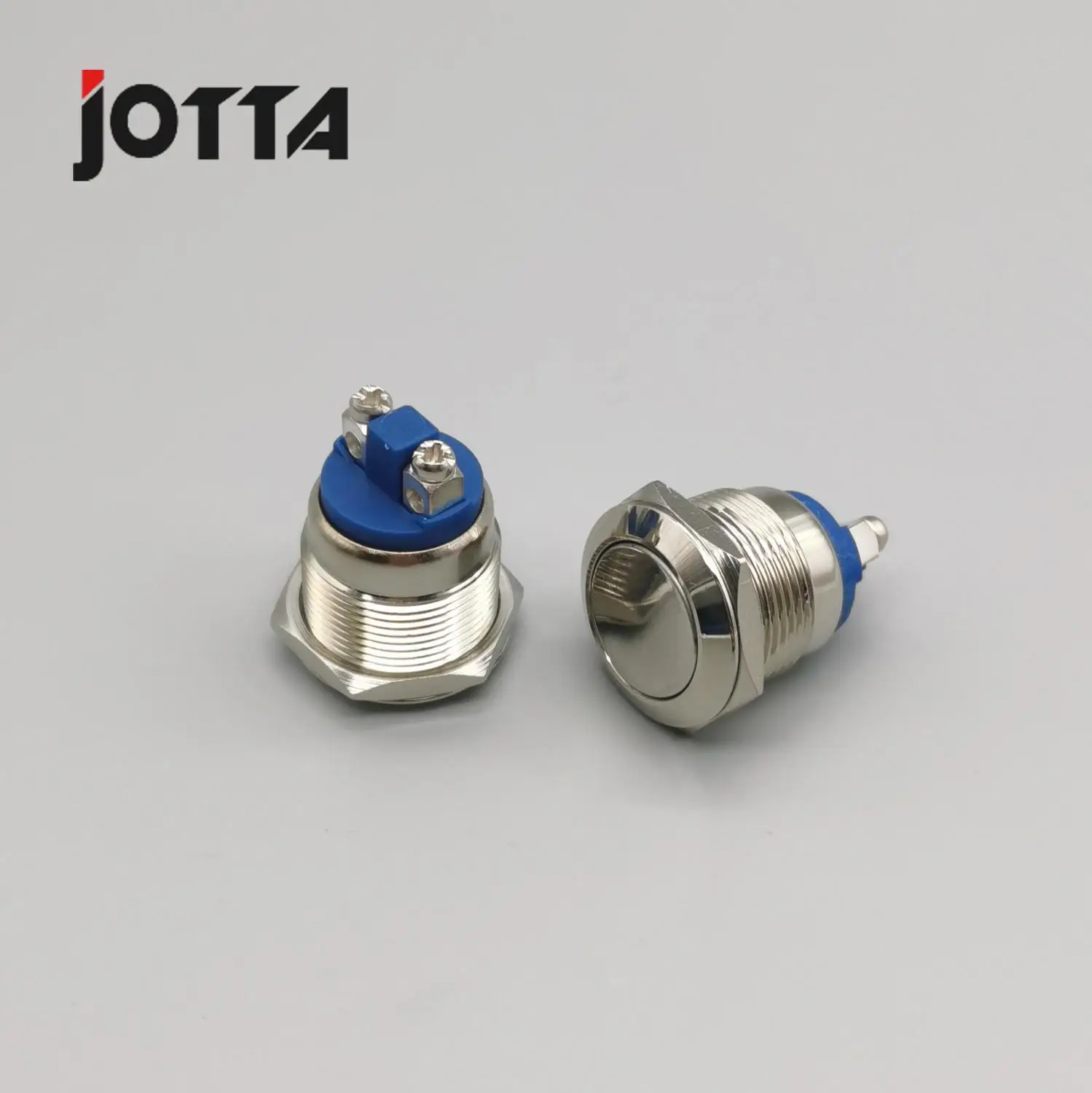 19mm Metal Button Switch Momentary  With Flat Round