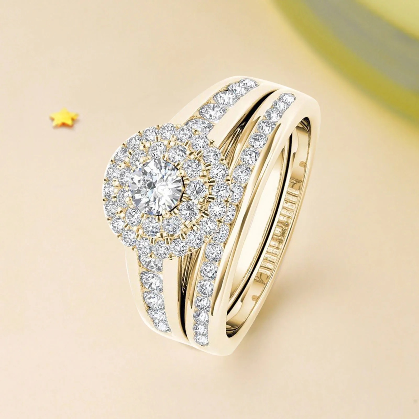 Fashion Charm Shiny Zircon Silver Color Ring Luxury New Design Women's Engagement Party Jewelry Gifts Crystal Ring Zircon Anillo