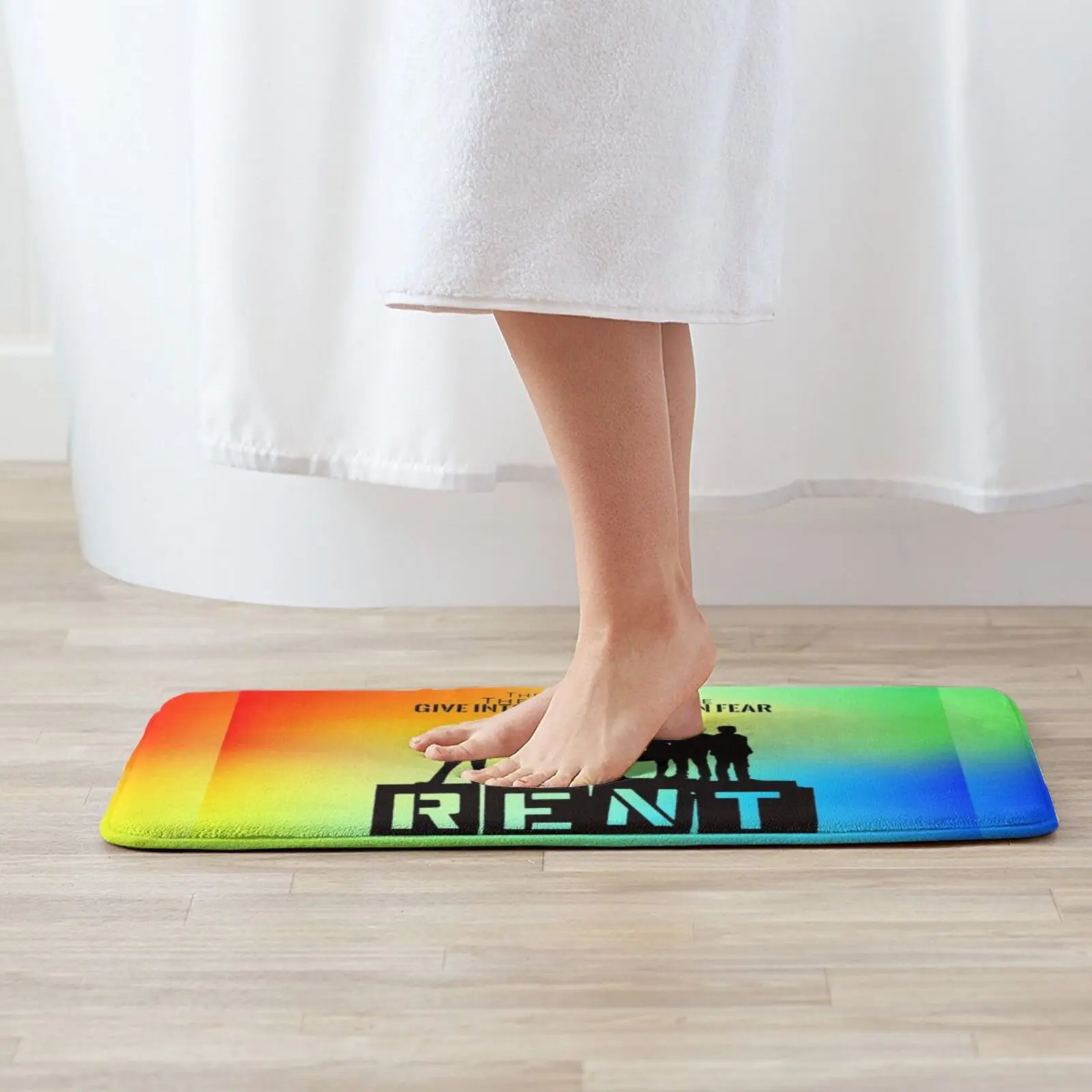 Rent ( 2 ) Entrance Door Mat Bath Mat Rug Monster Mouth Fangs Teeth Dust Mask Facemask Face Mask Anti-Slip Bedroom Kitchen Foot