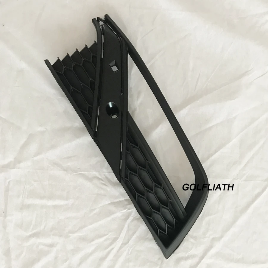 GTI STYLE ABS Front Bumper Honeycomb Grill Lower Side Fog Light Grille For Volkswagen Polo GTI Bumper 2014-2017