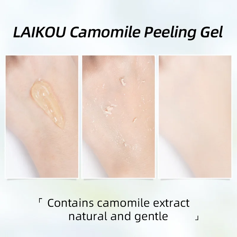 Chamomile Peeling Gel 60g Gentle Oil Control Body Face Scrub Cleansing Pores Facial Exfoliation view 4