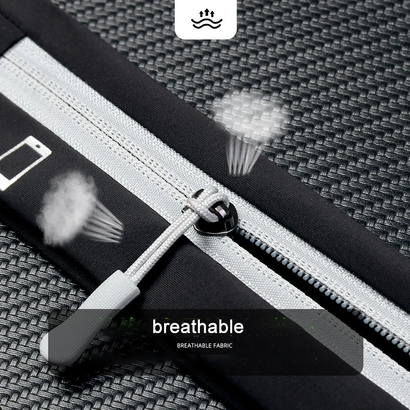 Frauen Lauf Gürtel Taille Tasche Sport Fanny Pack Wasserdicht für Telefon Männer Gym Taschen Beutel – Detail 6