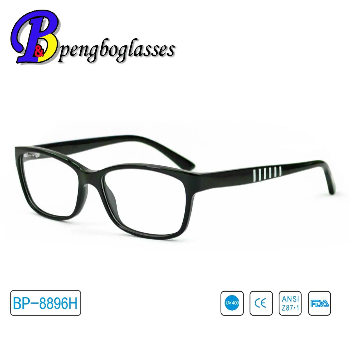 Men's retro large frame plate spectacle frame Optical myopia glasses Business plate old flower spectacle frame