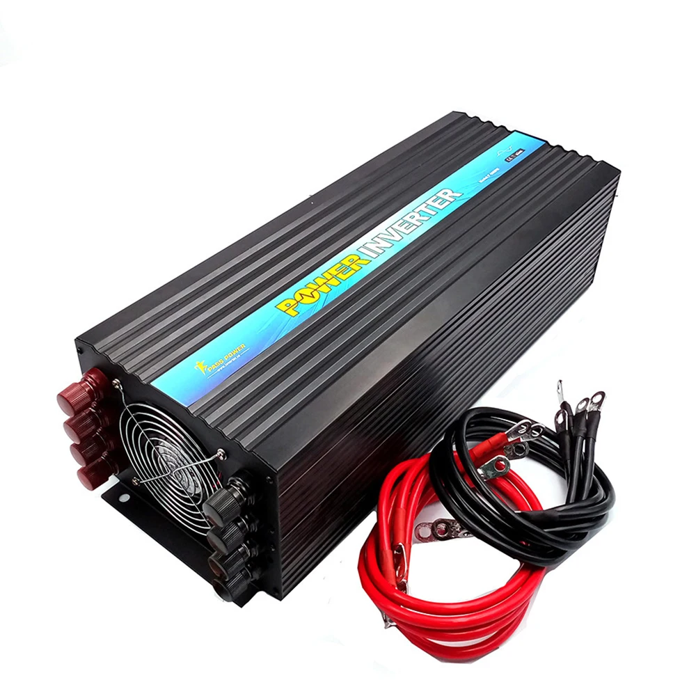 

Factory sell CE approved ,dc 12v to ac 220v 6000w pure sine wave solar inverter,dc-ac inverter,one year warranty .free shipping