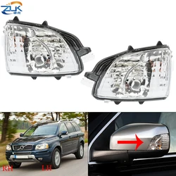 ZUK Rearview Side Mirror Turn Signal Indicator Light For Volvo XC70 XC90 2008-2012 Door Mirror Flasher Lamp 31111813 31111814