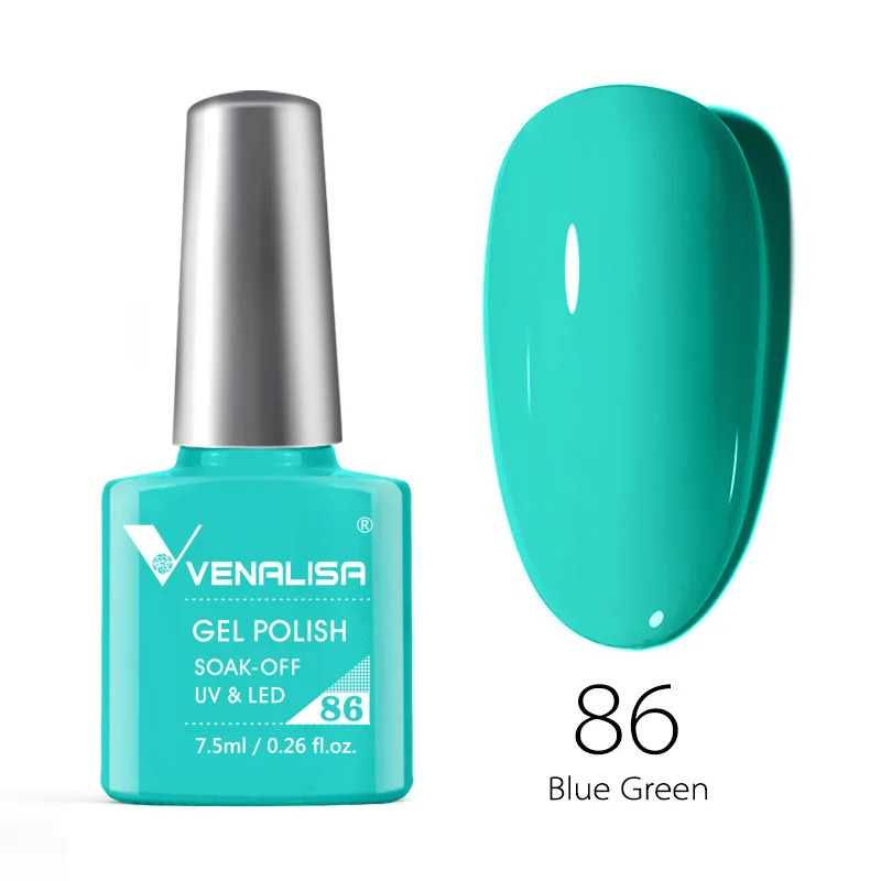 Venalisa 7.5 ml Nagelgel Polish 60 Kleur Glitter Kleur Nagellak Voor Nail Art Manicure Top Coat Losweken emaille UV Gel Vernis - afbeelding 1