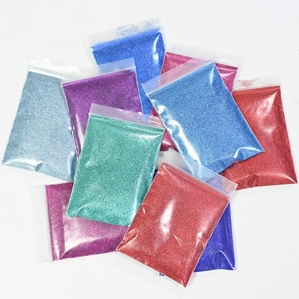 0.2 1/128 Multi-color Holographic Mirror Glitter for Nail Art,(Extra Fine Glitter), 50 Grams Holo Ultra Fine Nail Glitter Powder