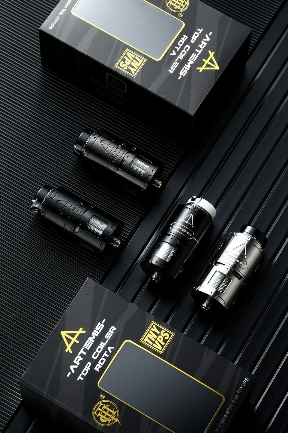 ThunderHead creative Artemis RDTA Tank 4.5 مللي البخاخة الجانب ملء نظام البخاخة هيئة الطرق والمواصلات السجائر الإلكترونية تانك بخاخ rta #4