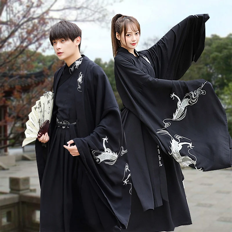 Plus Kích Thước Cải Tiến Hanfu 3XL 4XL 5XL 6XL Cổ Trang Phục Nhà Đường Phụ Nữ Và Nam Giới Phù Hợp Với Các Cặp Đôi Outifts Phong Cách Trung Hoa đầm