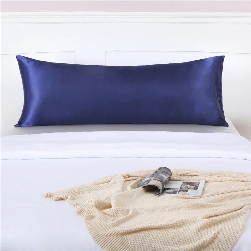 

Body Size Pillow Cases High-end Pillow Cover Couple Double Pillow Case Solid Color Pillow Cases Safety No Zipper