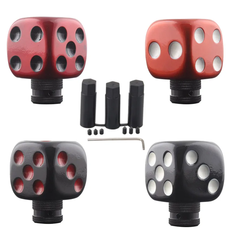 

Custom Dice Style Universal Car Stick Gear Shift Knob Lever Shifter For Sedan Coupe Suv Crossover Wagon Hatchback Truck