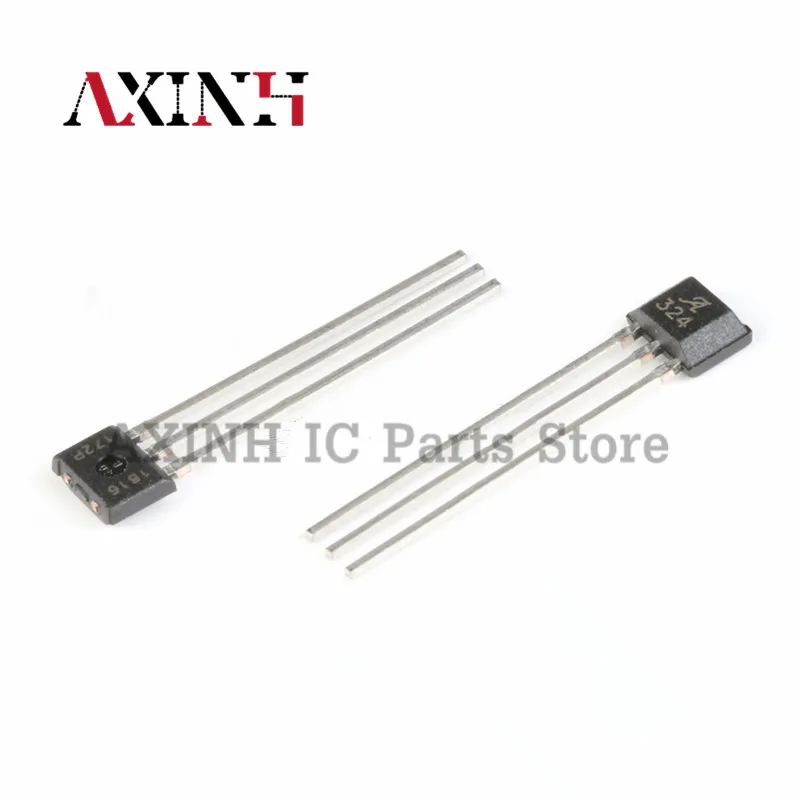 A1324LUA-T 5-20pcs Free Shipping Mark:324 Low Noise Linear Hall Effect Sensor with Analog Output SIP3, 100% New In stock