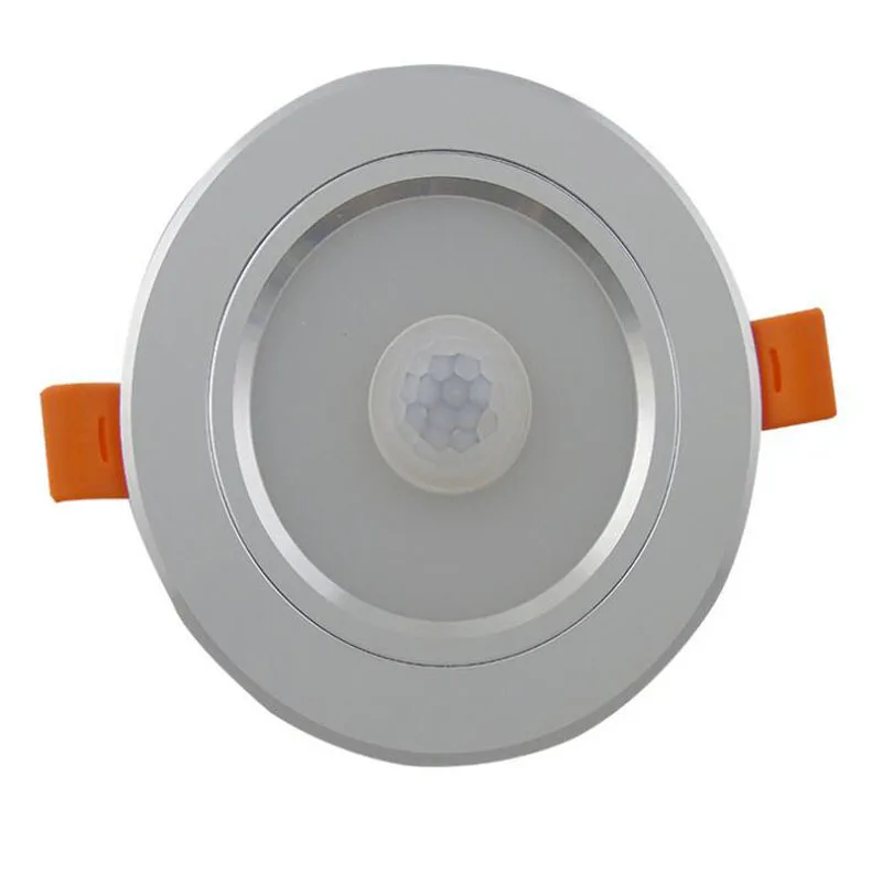 20pcs 7W 15W Recessed LED Ceiling Lamp Motion Sensor Microwave Radar Light Stair Porch Passageway Lighting Aluminum Downlights