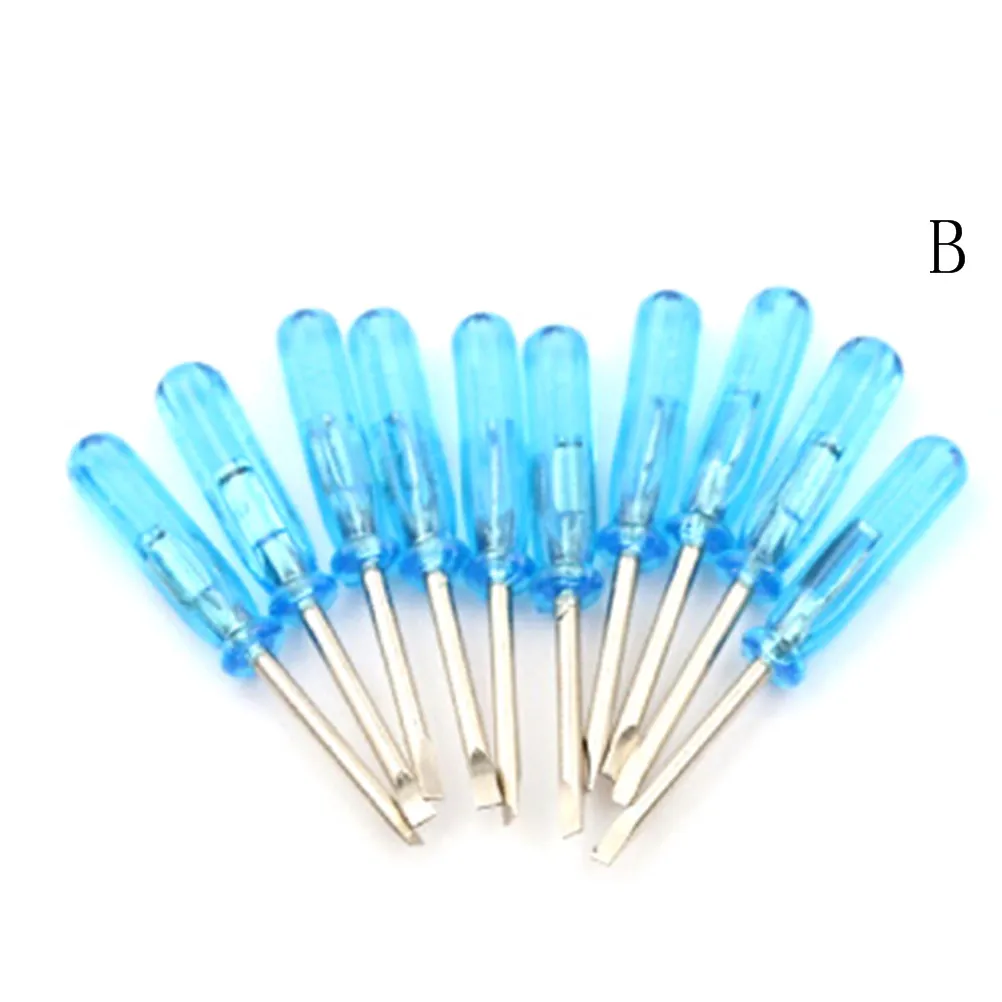 10 Pieces Small Screwdriver 2.0MM Disassemble Tool For Mobile Phone Screwdriver Slotted Screwdriver Repair Tools