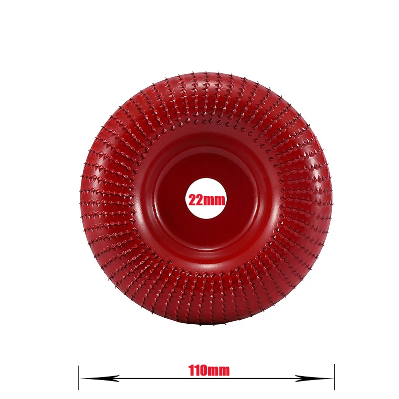 Round Wood Angle Grinding Wheel Abrasive Disc Angle Grinder Carbide Coating  Shaping Sanding Carving Rotary Tool 16mm 22mm Bore